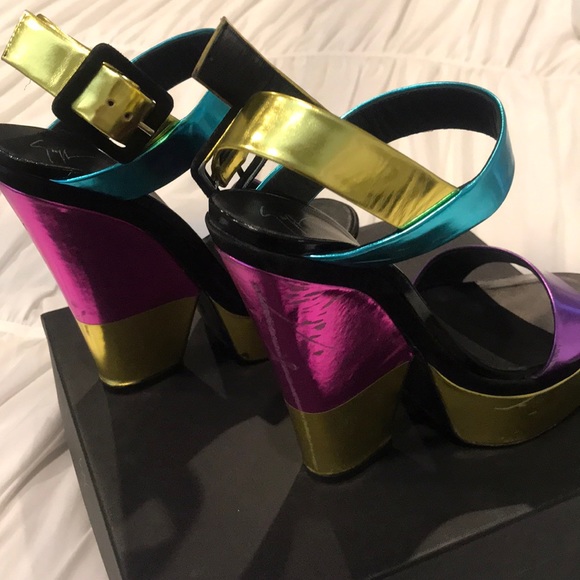 Giuseppe Zanotti multicolored sandals - Picture 3 of 5